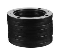LALADEFIEE 4 Paires Entretoises de Montage pour Haut-Parleur de Voiture Bagues Adaptation en ABS pour Haut-Parleurs de 5 Pouces pour Mise à Niveau Audio de Véhicule