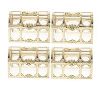 LALADEFIEE 4 pièces Boîte Trésor Pirate Miniature Plastique Transparent Coffret Rangement Garçon Fille Jeu Aventure Organisateur