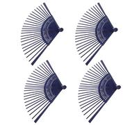 LALADEFIEE 4 Pièces Cadre Éventail en Bois pour DIY Style Japonerie, Structure Solide et Élégante, pour Décoration Maison et Amateurs de Loisirs Créatifs