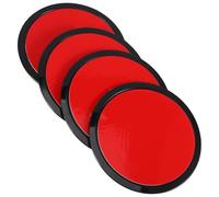 LALADEFIEE 4 Pièces Coussinets Adhésifs Ronds en PC Noir, Support Sécurisé et Stable, Résistance Élevée la Température, Accessoires pour Support Téléphone Voiture