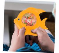 LALADEFIEE 4 pièces Jeu Anneaux Eau Poisson de Détente et Adresse Garçon Fille Aquatique Ludique pour Développement Intellectuel Cadeau Amusant sans Danger Couleur Couleur Aléatoire