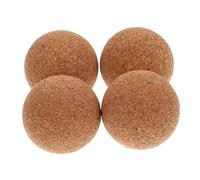 LALADEFIEE 4 pièces Lot de Balles de Liège pour Rechange Compacte pour Football de Table Surface Lisse pour Jeu Intérieur