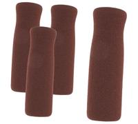 LALADEFIEE 4 pièces Poignées Canne Épaisses Antidérapantes Grips Mousse Confortables pour Main Rechange pour Poignée Canne Anglaise Protection Mains Personnes Âgées