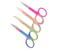 LALADEFIEE 4 Pièces Tondeuse à Poils De Nez Ciseaux De Maquillage Ciseaux Taille-bordures à Moustache Pour Hommes Pour Peigne Beauté Aux Petits