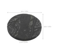 LALADEFIEE 40 Pièces Flat Round Water Skipping Stones for Pool and Beach Natural Flat Toss Rocks for Outdoor Water Sports and Competitive Skipping Games