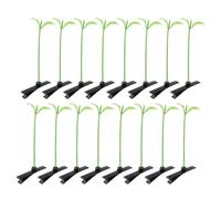 LALADEFIEE 40 Pinces à Cheveux pour Filles de Germes de Soja, Petites Barrettes Créatives en Plastique Vert, Légères et Sécurisées, Accessoires Cheveux pour Garçon et Filles et Adolescentes,