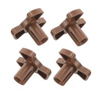 LALADEFIEE 4pièces Coupleurs De Plateau Tournant Plastique Pour Micro-ondes Support Arbre Guide De Plateau Verre Lot