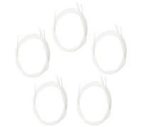 LALADEFIEE 5 Jeux de Cordes en Nylon pour Ukulélé 21/23/26 Pouces, Cordes Robustes et Réponse Rapide, pour Réparation D'ukulélé Blanc