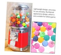 LALADEFIEE 50 pièces Balles de Loterie Plastique Numérotées pour Jeux Ambiance Fête Maison et Pratiques