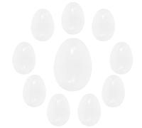 LALADEFIEE 50 pièces Boules Coquille Œuf Transparente Réutilisables pour Emballage Bonbons Décoration Fêtes et Rangement Collections