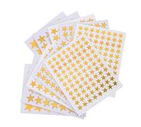 LALADEFIEE 50feuilles Autocollants Dorés Autocollants Autoadhésifs Pour Garçon Fille Gommettes Décoratives Pour Récompenses Scolaires Activités Manuelles Et Planification Étudiants