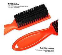 LALADEFIEE 6 Pièces Brosse De Nettoyage Pour Tondeuse à Cheveux Avec Poignet Soies Nylon Souples Accessoires Coiffure Homme Multifonctions Pour Barbe Et Cheveux Maniable Et Portable