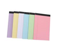 LALADEFIEE 6 Pièces Carnet de Notes Ligné à Déchirer, 30 Feuilles, Papier Multicolore