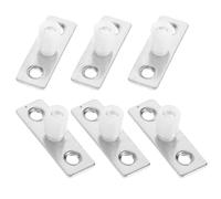 LALADEFIEE 6 pièces Guide Plancher Porte Coulissante Nylon Robuste pour Porte Grange et Meuble Rail de Guidage Sol Silencieux et Compatible Placard et Cabinets