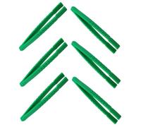 LALADEFIEE 6 pièces Pince Plastique à Tête Plate pour Garçon Fille Outil Apprentissage Scientifique et Jeu Observation Insectes Formation Motricité Fine et Collecte Léger pour École et