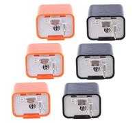 LALADEFIEE 6 Pièces Relais Clignotant Électronique LED 12 V Réglable à 2 Broches pour Moto, Lot de 6 Pièces, Compatible, Fréquence Ajustable, Résistant à L’humidité, pour Éclairage et