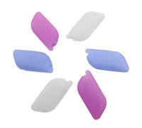 LALADEFIEE 6 pièces Silicone Toothbrush Caps Set Portable Toothbrush Head Covers for Travel Camping Dustproof Tooth Brush Cover for Home Office Smooth Edges and Protection