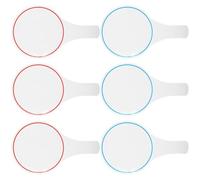 LALADEFIEE 6 Tableaux Blancs Effaçables Mini 6 Pièces en Mousse pour Vote et Notation, Tableau de Réponse Portable pour Compétition et Écriture