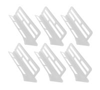 LALADEFIEE 6pièces Cloisons de Réfrigérateur Ajustables Organisateur de Tablette Pratique pour Rangement Optimisé des Aliments et Boissons Frigo Petite