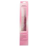 LALADEFIEE 6pièces Extensions De Cheveux à Clip Colorées Tinsel Kit Pour Festivals Et Coiffures Glamour