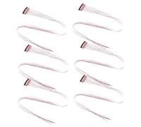 LALADEFIEE 6pièces Extensions De Cheveux Pailletés Tinsel Glitter Accessoires De Coiffure Pour Et Adultes