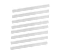 LALADEFIEE 8 Pièces Caoutchouc de Rechange pour Balayette Bande Souple et Durable pour Bord de Pelle à Poussière Protection des Sols Installation Facile pour Usage Domestique et Commercial