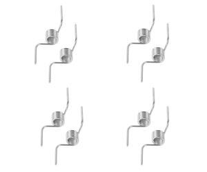 LALADEFIEE 8 Pièces Ressorts de Charnière pour Porte de Réfrigérateur Mécanisme de Fermeture Précis Ressorts de Remplacement pour Intercalaires et Portes de Freezer Support pour Réparation