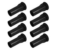 LALADEFIEE 8 Tubes en Plastique Noir pour Haut-Parleur, Port de Basse Haute Performance 35mm, Longueur 80mm, Améliore la Balance Sonore Basses pour Système Audio Domestique