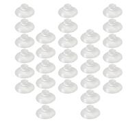 LALADEFIEE 80pièces Ventouses Plastique Transparent Petite Ventouse Murale à Fort pouvoir Adhérence pour Baskets Serviettes et Décorations