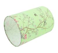 LALADEFIEE Abat-Jour en Tissu Rétro Imprimé pour Lampe Orientale, Structure Fine et Résistante, Éclairage pour Chambre et Salon, Style Chinois Simple