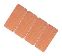 LALADEFIEE Accessoires en Bois Marron 4pcs Portable et Pratique Copeaux de Cèdre Espagnol pour Boîte à Cigare pour Bureau ou Maison