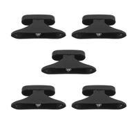 LALADEFIEE Accessoires pour étui de violon 5pcs clips en plastique noir, installation rapide, fixation stable pour performances et sorties en plein air