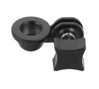 LALADEFIEE Adaptateur Micro 5/8 à Joint Orientable pour Pied de Microphone | Alliage d Aluminium, Montage Rapide et Réglage Main, pour Podcast et Diffusion