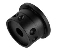 LALADEFIEE Adaptateur pour Volant de Voiture Noir Moyeu de Direction en Aluminium Kit de Fixation Compatible Simulateur de Course et Véhicule de Sport Accessoire Gaming pour Expérience