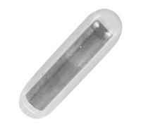 LALADEFIEE Agitateur Magnétique en Ptfe 10X32 MM Barre d'Agitation Magnétique Double en Verre Résistant pour Laboratoire pour Expériences Scientifiques Réutilisable