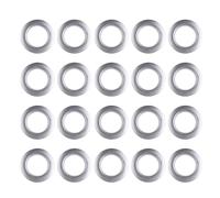 LALADEFIEE Anneaux de Rideaux en Plastique Argentés 80pcs pour Tringle à Rideaux Glissement Fluide et Faible Bruit Accessoires Modernes