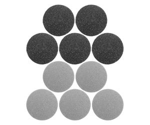 LALADEFIEE Appareil de Broyage des Pieds Électrique Portable avec 10 Têtes de Broyage Remplaçables et Disques Abrasifs pour Pédicure à Domicile et Purification des Peaux Mortes