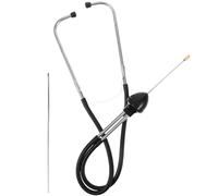 LALADEFIEE Appareil Détection de Fuite Eau Noir en Acier Inoxydable et Polyéthylène, Testeur Souterrain Facile à Utiliser pour Recherche de Fuite sur Conduites D'eau