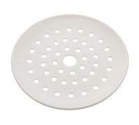 LALADEFIEE Assiette à Égoutter pour Raviolis Céramique Ronde 18 Trous 18 Cm Cuisine Maison Restaurant Entretien Simple