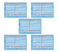 LALADEFIEE Autocollants Colorés pour Touches de Clavier de Piano 5 Pièces Amovibles avec Tableau d'Accords et Gammes Accessoires Éducatifs pour Débutants Garçon et Filles et Adultes