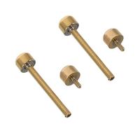 LALADEFIEE Axe de 14 mm pour Bracelet de Montre, Lot de 2, Tige de vis à tête Plate rainurée, Accessoire en Acier Inoxydable pour Usage Quotidien