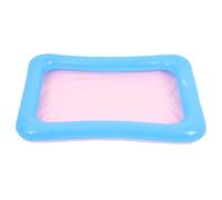 LALADEFIEE Bac à Sable Gonflable Portable PVC Plateau de Jeu Sable Multi-usages Mini Piscine pour Garçon Fille Facile à Gonfler Ranger Jeu de Amusant