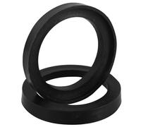 LALADEFIEE Bague D'espacement pour Haut-Parleur Voiture 3,5 Pouces en Plastique Noir, Installation Stable et Amélioration Qualité Sonore, Accessoire pour Système Audio Auto