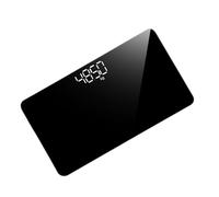 LALADEFIEE Balance Pèse Personne Portable Rechargeable Compact pour Maison et Voyage Échelle Numérique Précise et Facile Utilisation Mini Balance Miroir pour Suivi Poids Femme