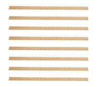 LALADEFIEE Bandes d'incrustation en bois 8 pièces pour guitare et ukulélé, accessoires décoratifs pour lutherie et remplacement de bordure