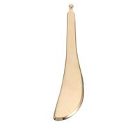 LALADEFIEE Barre de Massage Guasha Laiton Pur Outil de Grattage Corporel et Facial Ergonomique Léger et Compact pour Auto-massage et Relaxation des Méridiens