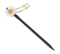 LALADEFIEE Bâtonnet à Cheveux Chinois en Bois Vintage, Accessoire Solide et Pratique pour Coiffure Traditionnelle, pour Festival et Photographie