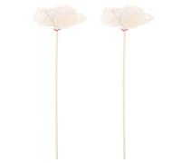 LALADEFIEE Bâtonnets Diffuseurs en Rotin Naturel Libération de Parfum Relaxant 2pcs de Fleur pour Huiles Essentielles Maison Cuisine