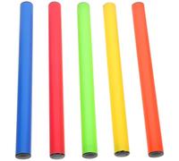 LALADEFIEE Bâtons de Relais de Terrain 30 CM Lot de 5 Couleurs Distinctes, Accessoires pour Courses Scolaires et Entraînements Athlétiques, Sécurisés et Antidérapants pour Jeunes et Adultes