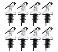 LALADEFIEE Becs Verseurs Multifonctions Petits Becs Verseurs Étanches Goût en ABS et Silicone Lot de 8 pour Huile D'olive et Vin Cuisine Lors des Fêtes